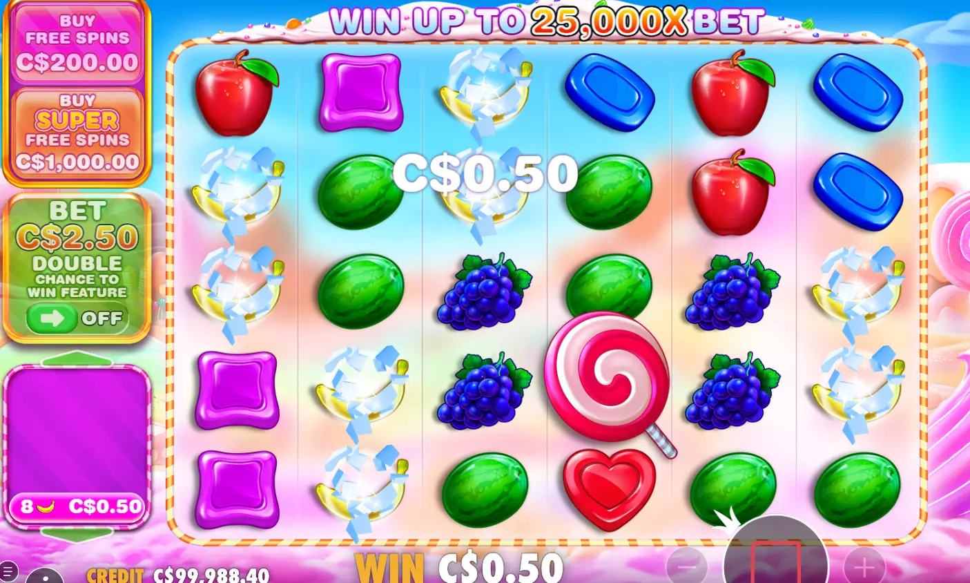 sweet bonanza 1000 casino banner